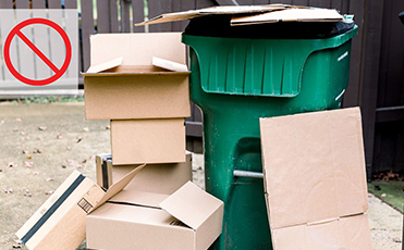 How Not to Recycle Cardboard Boxes 